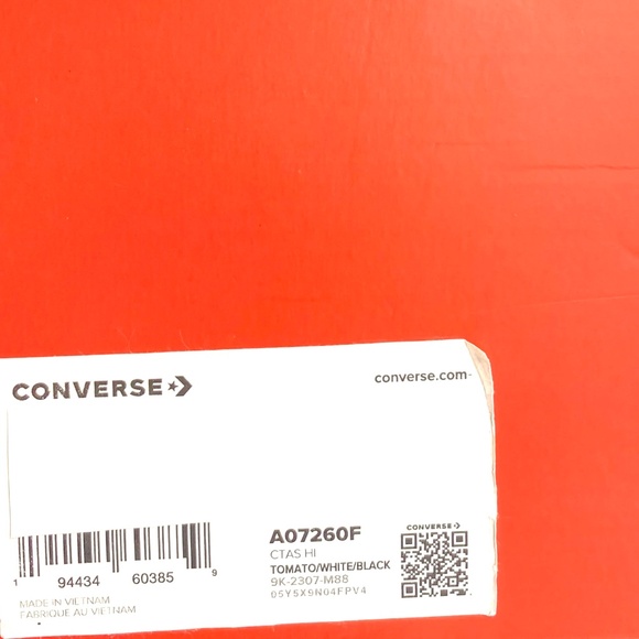 Converse x Liverpool F.C. Ctas High Sneakers Women Size Shoes Red Canvas A07260F - Picture 10 of 11